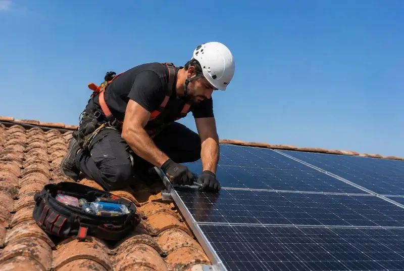 Maintenance et monitoring de panneaux solaires à Eysines